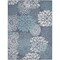Homeroots 9' X 12' Navy Blue Floral Indoor Outdoor Area Rug 573232 - alternate 1