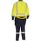 Pip Coverall, V-Neck, Hi-Vis Yellow, Zipper 314M6369H - alternate 5