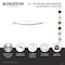 Kingston Brass 47"-60" Stainless Steel Adjustable Curved Shower Curtain Rod, Antique Brass CC3173 - alternate 3
