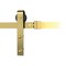 Renin Barn Door Hardware Kit, 78-3/4 in L Track, Steel, Brushed, For: 36 in Doors SB78RR-BG - alternate 3