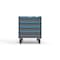 Strong Hold 4 drawer cabinet - (3x 5in, 1x 6in) - Blue accents - E-Lock w/ Tracking S3036-PCTAS-0401FS - alternate 1