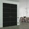 Sartodoors Hidden Double Doors, Planum 0020 Matte Black Concealed Metal Frame 84" x 96" (2* 42x96) Right-hand PLANUM0020DMF-BLK-84x96-RH-O - alternate 1