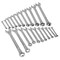 Performance Tool 22 pc. Combination Wrench Set, SAE/Metric, Chrome Vanadium, Storage Rack W1084 - alternate 1