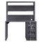Homeroots 47" Gunmetal Iron Writing Desk 491385 - alternate 1