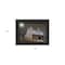 Homeroots Midnight Moon 4 Black Framed Print Wall Art 406300 - alternate 3