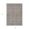 Homeroots 8' X 10' Taupe And Beige Geometric Washable Indoor Outdoor Area Rug 596216 - alternate 6