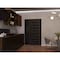 Vdomdoors Aluminum Door Iron 0188 Black Entry Steel Metal Classic Painted 52 x 80 (36+16 x 80)-Left Inswing IRON0188EXD-BLK-W36+16xH80-LH-I - alternate 3