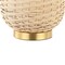 Jonathan Y Chakrii 25" Rustic Bohemian Iron/Rattan LED Table Lamp with Pull-Chain, Brass Gold/Light Brown JYL4044A - alternate 4