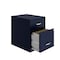 Space Solutions 14.25 in W 2 Drawer Vertical File Cabinet W/ Accessory Drawer, Navy 25966 - alternate 9