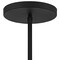 Homeroots Natural And Black Rattan And Metal LED Dimmable Barrel Outdoor Hanging Pendent Light 683475 - alternate 4