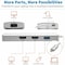 Tripp Lite USB C DOCKING STATION W/USB HUB, 2X HDMI, VGA, PD CHARGING 1080P U442-DOCK12-S - alternate 5