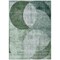 Homeroots 10' X 14' Mint Green And Fern Green Geometric Washable Indoor Outdoor Area Rug 604946 - alternate 4