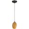 Access Lighting Brandy FireBird, Pendant, Oil Rubbed Bronze Finish, Amber Firebird Glass 28023-1C-ORB/AMBFB - alternate 2