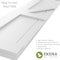 Ekena Millwork True Fit PVC Center X-Board Farmhouse Fixed Mount Shutters, Lilly Pads , 18W x 80H, PR TFP107FH18X080LP - alternate 7