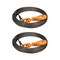 Mytee Products Wire Rope Steel Winch Cable 3/8in x 50ft Self-Locking Swivel Hook Towing Flatbed, 2PK WW38-50x2 - alternate 1