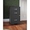 Space Solutions 14.25 in W (3) - 2 Box & 1 File Drawers Drawer Mobile Organizer, Charcoal 26368 - alternate 6