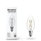 Bulbrite LED Filament PK of (8) 4 W Dimmable B11 Light Bulb with Clear Glass Finish and E12 Base, 2700K 861622 - alternate 4