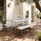 Flash Furniture Insta-Fold 6 Foot Granite White Indoor-Outdoor Picnic Table - Commercial Grade Foldable Steel Frame RB-EBB-3072FD-MND-WH-GG - alternate 1