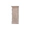 Homeroots 35in Light Gray and Clear Distressed Solid Wood Accent Cabinet With Three Doors 654291 - alternate 7