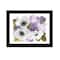 Homeroots Lilacs and Anemone Black Framed Print Wall Art 529866 - alternate 1