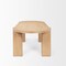 Homeroots 91" Light Brown Wood Oval Dining Table 604024 - alternate 8