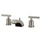 Kingston Brass Widespread Bathroom Faucet with Pop-Up Drain, Brushed Nickel KB8928CML - alternate 1