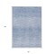 Homeroots 8' X 10' Denim Blue And Blue Abstract Washable Indoor Outdoor Area Rug 587407 - alternate 5