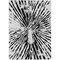 Homeroots 3' X 5' Ivory Black And Gray Abstract Washable Indoor Outdoor Area Rug 588010 - alternate 4
