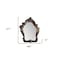 Homeroots 47" Brown Crowned Top Solid Wood Framed Mounted Dresser Mirror 374250 - alternate 2