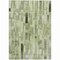 Homeroots 5' X 8' Green And Gray Striped Washable Indoor Outdoor Area Rug 615519 - alternate 4