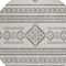 Homeroots 8' Beige And Brown Round Southwestern Washable Indoor Outdoor Area Rug 593644 - alternate 3