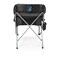 Picnic Time Family Of Brands NCAA Rhode Island Rams PT-XL Heavy Duty Camping Chair - XL Beach Chair - 400 lb Capacity, Black 793-00-175-934-0 - alternate 1