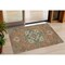 Homeroots 3' X 5' Rust Green And Brown Oriental Washable Indoor Outdoor Area Rug 600186 - alternate 1