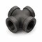Ironwerks Designs 1/2" Black Hose Pipe Fittings, 4PK 1/2-Cross-4 - alternate 1