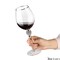 Dinewares Set of 4 Gold-Rimmed Red Wine Glasses with Diamond Rhinestone Accent - 18 oz, 10 Inches Tall - QI004758.SI.4 - alternate 5