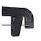 Nahanco 14in Black Plastic Heavy Weight Skirt/Pant Hanger w/ Black Hook and Black Plastic Clips, 100PK 2600PCBH - alternate 2