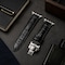 Elegani Alligator-Embossed Leather Watch Replacement Band Compatible with Apple Watch 46mm, Black LAVT-BLK-46mm - alternate 2