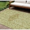 Homeroots 10' X 14' Sage Medallion Washable Indoor Outdoor Area Rug 607415 - alternate 1