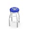 Holland Bar Stool Co 30" Chrome U.S. Air Force Swivel Bar Stool, Accent Ring L8C3C30AirFor - alternate 1