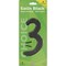 Hy-Ko 4'' Satin Black Number 3 BK-40/3 - alternate 1