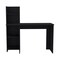 Homeroots 47" Black Wood Computer Desk 546417 - alternate 1