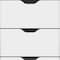 Homeroots 18" White Five Drawer Standard Chest 524961 - alternate 9