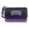 Picnic Time Family Of Brands NCAA TCU Horned Frogs Blanket Tote Outdoor Picnic BlanketPurple with Black Flap 820-00-101-844-0 - alternate 1