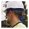 Ergodyne Chill-Its 6615 High-Performance Bandana Doo Rag with Terry Cloth Sweatband, One Size Fits Most, Blue 12481 - alternate 2