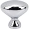 Designperfect 1-1/4 Overall Length Oval Cabinet Knob, Polished Chrome DPA-B7KPC - alternate 1