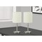 Homeroots Set of Two 17" Silver Metal Candlestick USB Table Lamps With Ivory Drum Shade 545831 - alternate 3