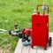 Vevor Fuel Caddy Fuel Storage Tank 30 Gallon 4 Wheels with Manuel Pump, Red VV-SYJYC-013 - alternate 3