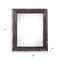 Homeroots 20" x 28" Black Solid Wood Hanging Picture Frame 386531 - alternate 3