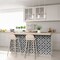 Homeroots 12" X 12" Dark Gray and White Coli Peel and Stick Tiles 555915 - alternate 4