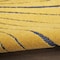 Homeroots 5' X 7' Orange Green and Blue Indoor Outdoor Area Rug 527626 - alternate 2
